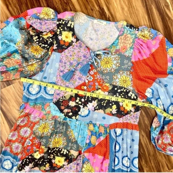 Spell Multicolor Bohemian Maxi Dress - Picture 12 of 15